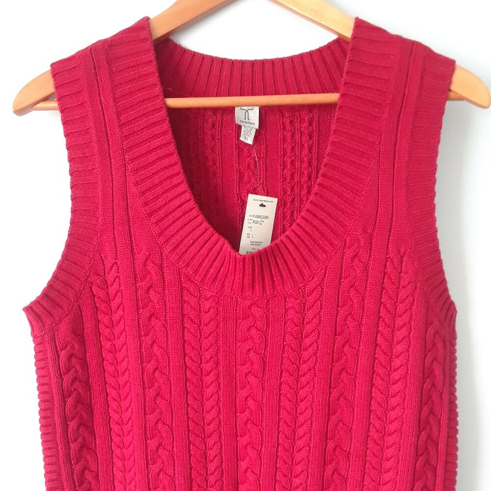 NWT Tristan 50% Wool 50% Pima Cotton Sweater Dress